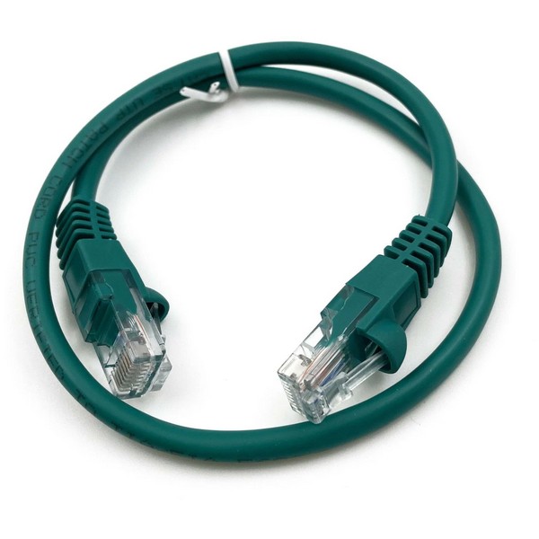Патч-корд Buro UTP 4 пары cat5E CCA molded RJ-45 0,5 м, зеленый